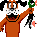 Duck Hunt Dog with a Duck